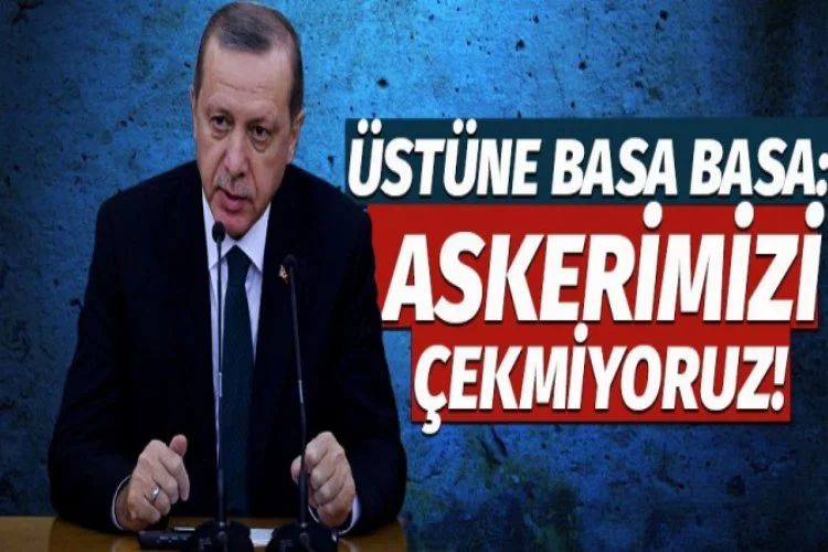 Cumhurbaşkanı Erdoğan: Irak tedbir almıyorsa biz alırız!