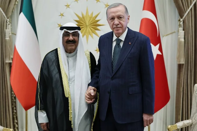 Cumhurbaşkanı Erdoğan, Kuveyt Emiri El Sabah ile görüştü