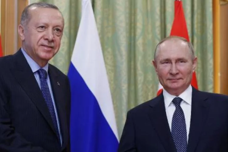 Cumhurbaşkanı Erdoğan Rusya Devlet Başkanı Putin'le bir araya geldi