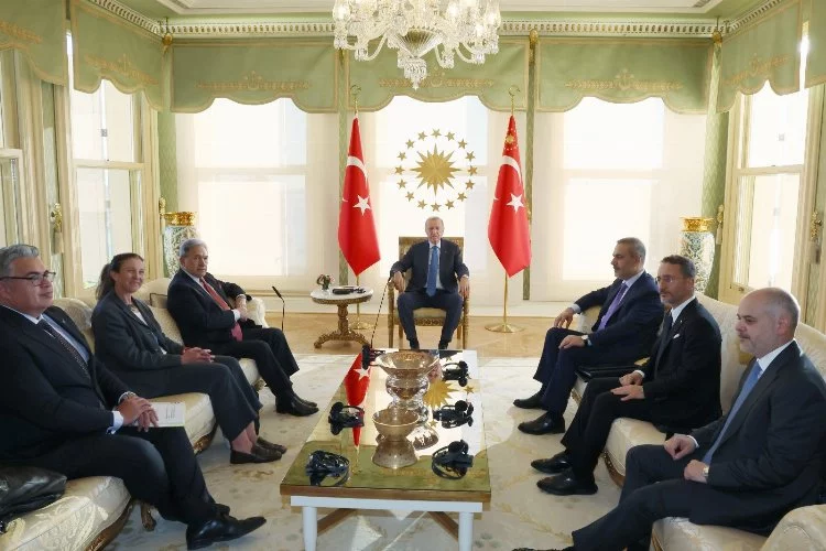 Cumhurbaşkanı Erdoğan, Yeni Zelanda Başbakan Yardımcısı Peters ile görüştü