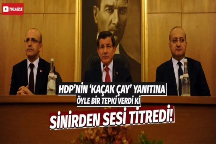 Davutoğlu'ndan HDP'ye: Ya hesap sorun ya susun!