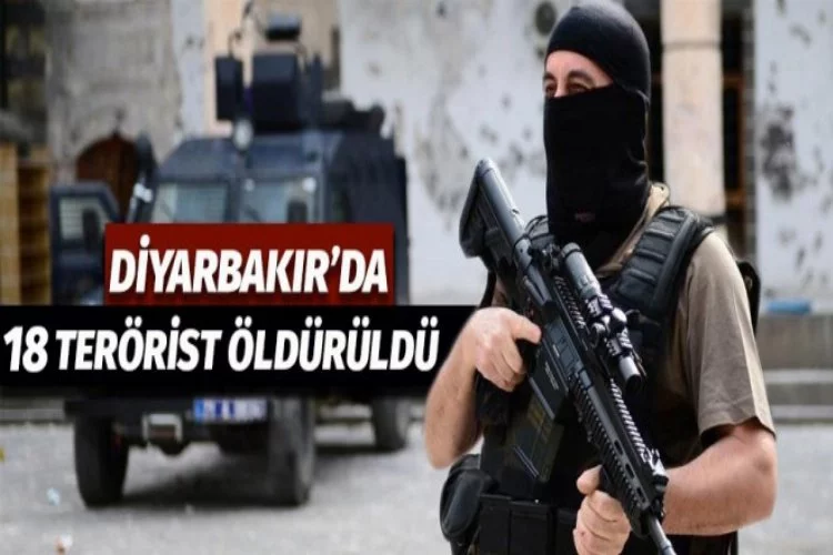 Diyarbakır'da vatan hainlere darbe: 18 ölü!