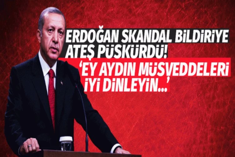 Erdoğan: Siz karanlıksınız!