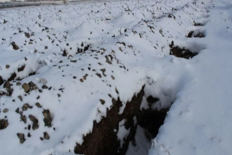 Erzurum'da mezarlar kazılıyor