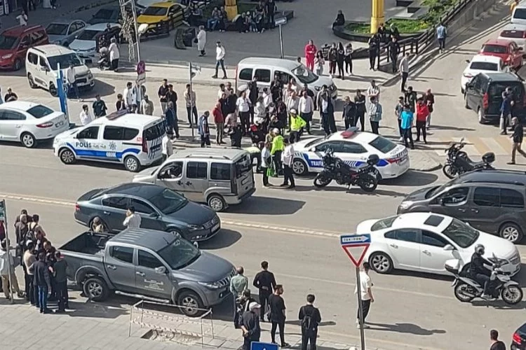 Erzurum'da sürücüden polise mukavemet!