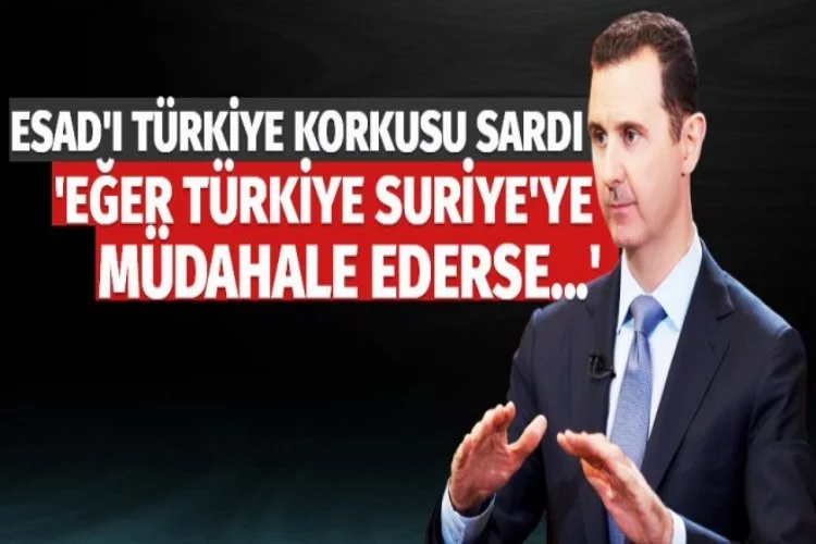 Esad'ın Türkiye korkusu!