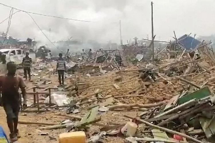 Gana'da patlama! Çok sayıda ölü ve yaralı var