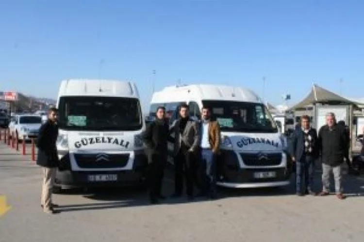 Güzelyalı minibüsleri yeniden Bursa'ya çalışmaya başladı