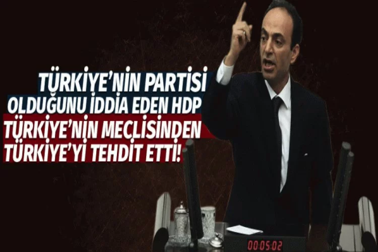 HDP'li Baydemir'den küstah tehdit!