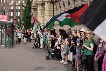 Helsinki Üniversitesinde Filistin dayanışması!