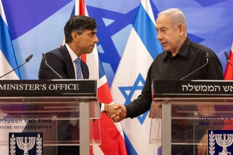 İngiltere Başbakanı Sunak, Netanyahu ile görüştü