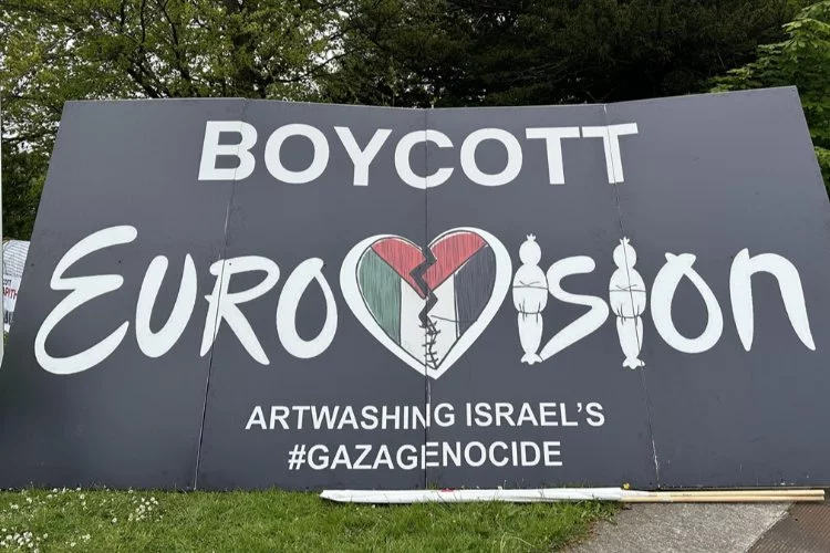 İrlanda'da İsrail'i boykot protestosu!