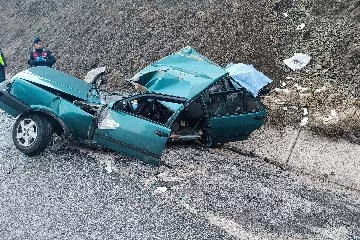 Korkunç kazada 2 kişi hayatını kaybetti!