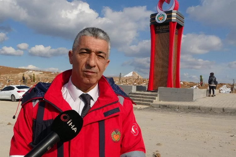Malatya'da depremde hayatını kaybedenler için anıt dikildi