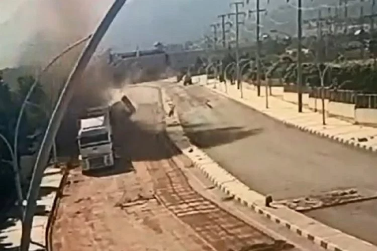 Manisa OSB'de korkutan doğalgaz patlaması