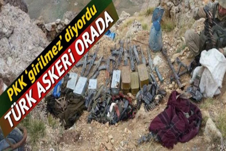Mehmetçik PKK'nın girilemez dediği bölgede!