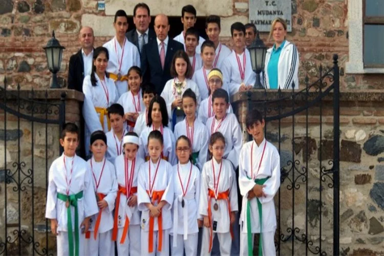 Mudanyalı karatecilerin büyük başarısı