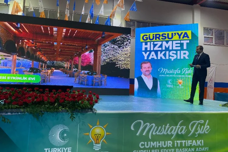 Mustafa Işık, Gürsu projelerini tanıtıyor  