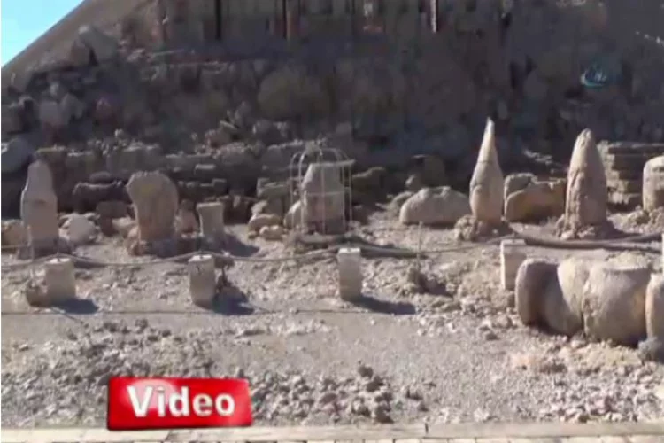 Nemrut Dağı'ndaki heykeller koruma altına alınıyor