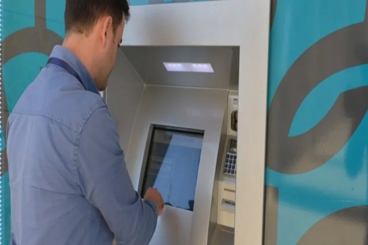 Nilüferliler vergilerini belediyenin ATM'lerinden ödüyor