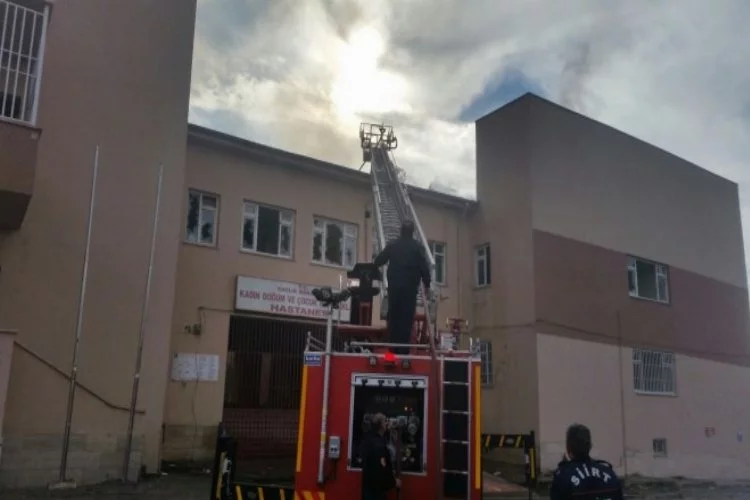 O hastahane binası defalarca ateşe verildi!