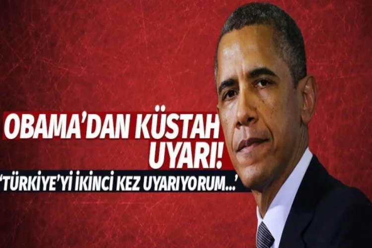 Obama'dan Türkiye'ye Irak uyarısı