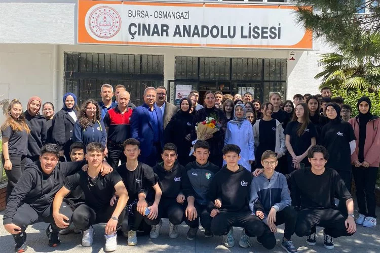 Osmangazi'de öğrenciler iklim değişikli hakkında bilgilendirildi