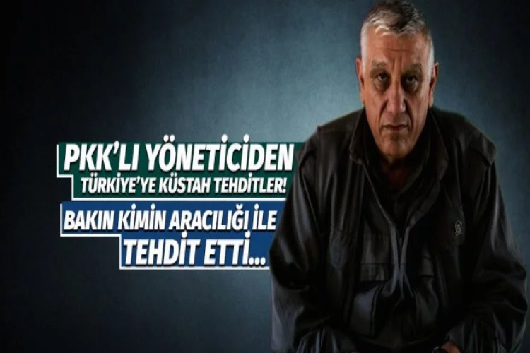 PKK'lı yöneticiden Türkiye'ye küstah tehditler!