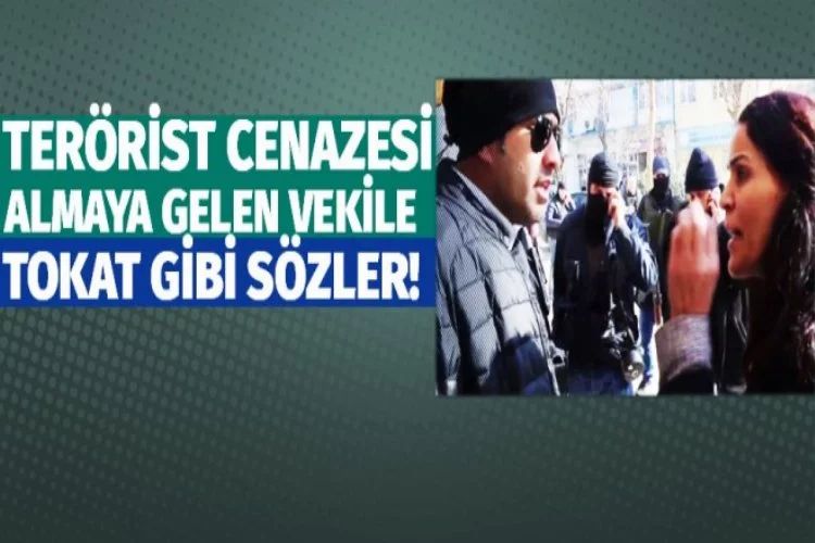 Polisten HDP'li vekile tokat gibi cevap!