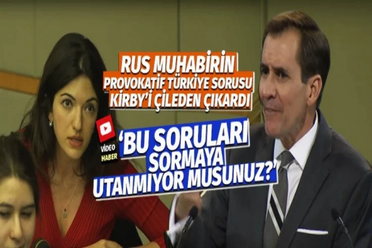 Rus muhabirin provokatif 'Türkiye' sorusu çıldırttı!