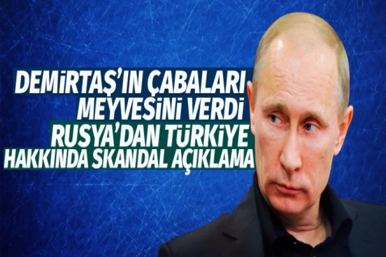 Rusya'dan Türkiye'nin iç işleriyle ilgili şok açıklama