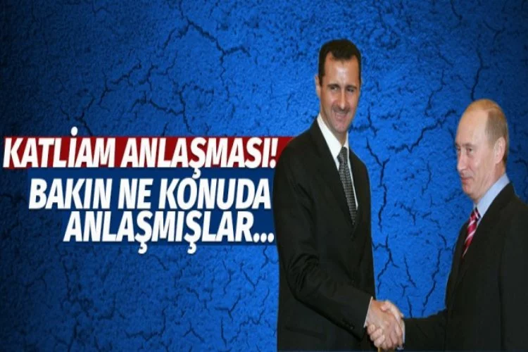 Rusya ile Suriye arasında kirli anlaşma!
