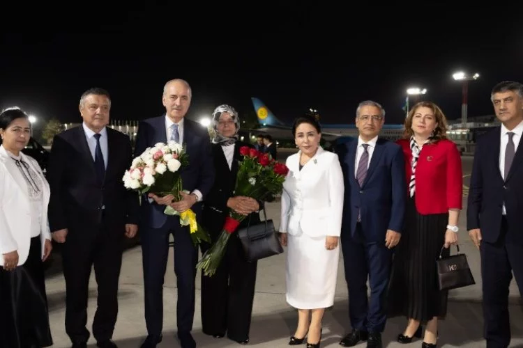 TBMM Başkanı Kurtulmuş, Özbekistan’a gitti