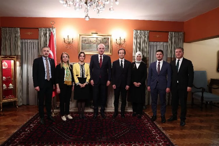  TBMM Başkanı Kurtulmuş'tan Türkiye’nin Meksika Büyükelçiliğine ziyaret