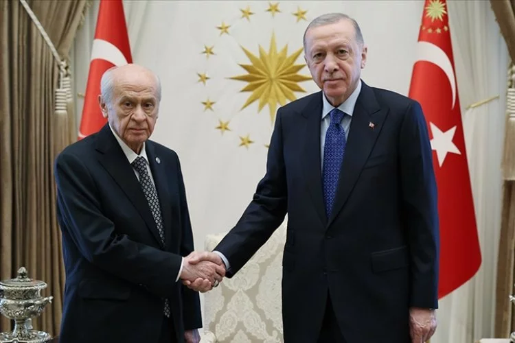 Cumhurbaşkanı Erdoğan, MHP liderini kabul etti