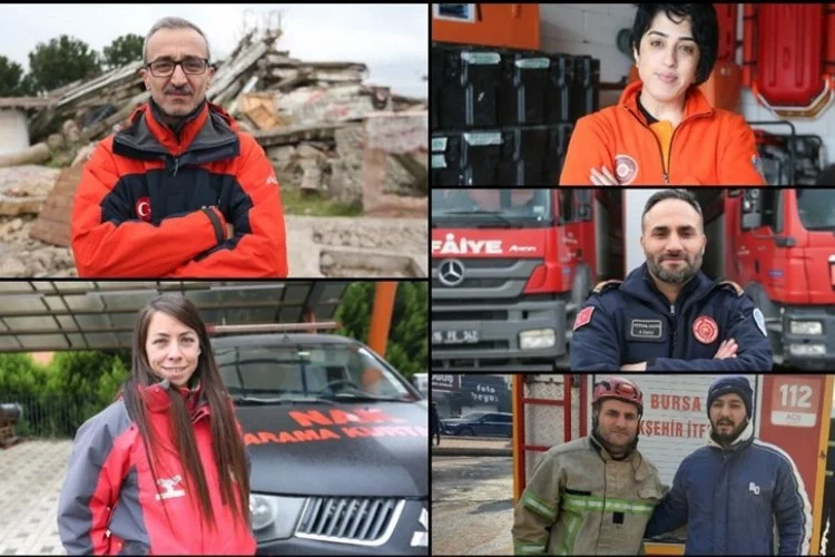 Bursa'dan karlı yolları aşıp deprem bölgesinde umut oldular!