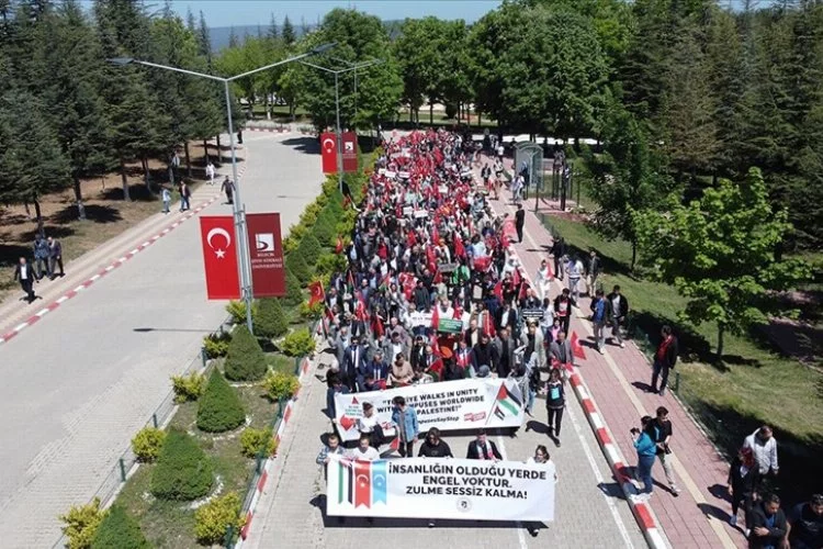 Türkiye'de öğrenciler ayakta: Filistin'e destek, İsrail'e lanet!