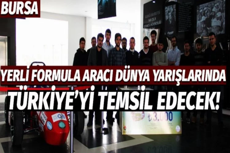 Uludağ Üniversitesi öğrencilerinden yerli formula aracı