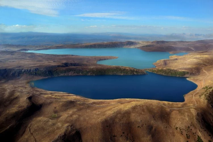 Volkanik set gölü: Haçlı Gölü